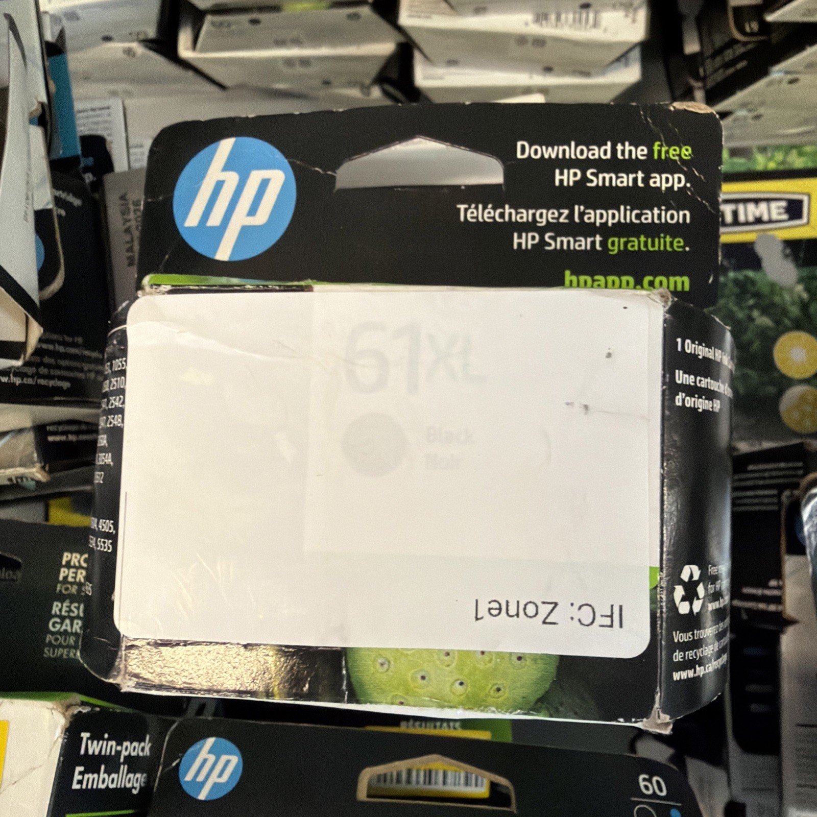 Genuine HP 61XL Black Ink Cartridge (CH563WN) New In The Box Expired