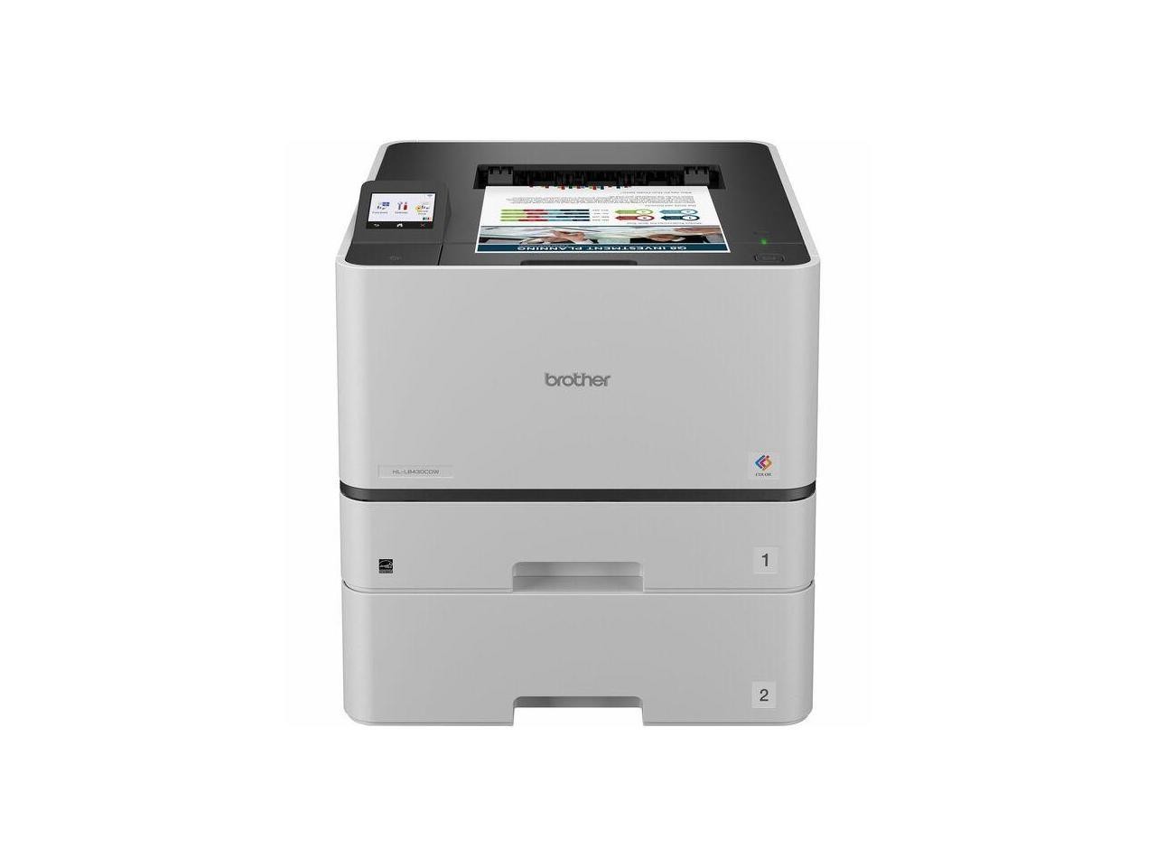 Brother HL-L8430CDWT Business Color Laser Printer – Dual Paper Trays, Low-Cost P