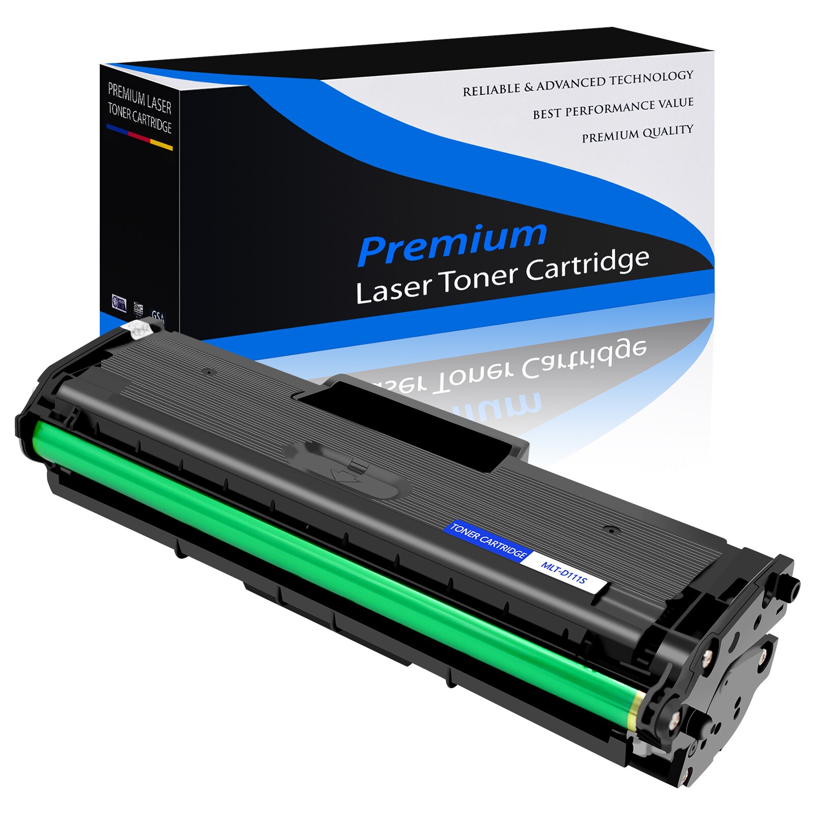 1 Pack Laser Toner Cart For Samsung 111S Xpress M2020W M2070FW M2022W Printers
