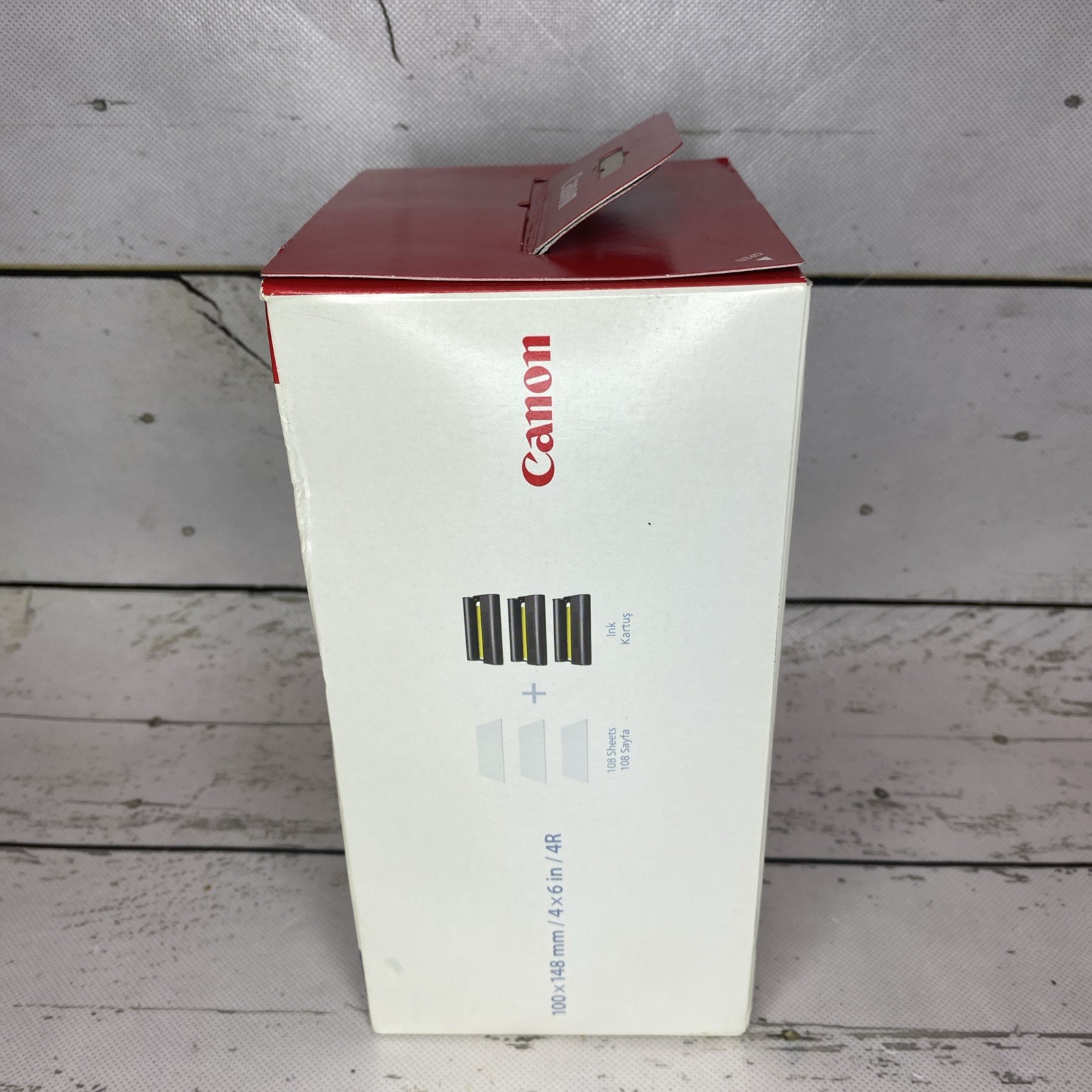 Canon KP-108IN Selphy 4×6 Color Ink Paper Set 108 Sheets with 3 Toners 3115B001