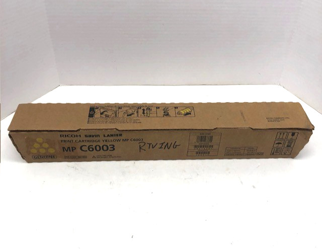Ricoh 841850 Genuine Yellow Toner Cartridge For MP C6003 Original NEW!