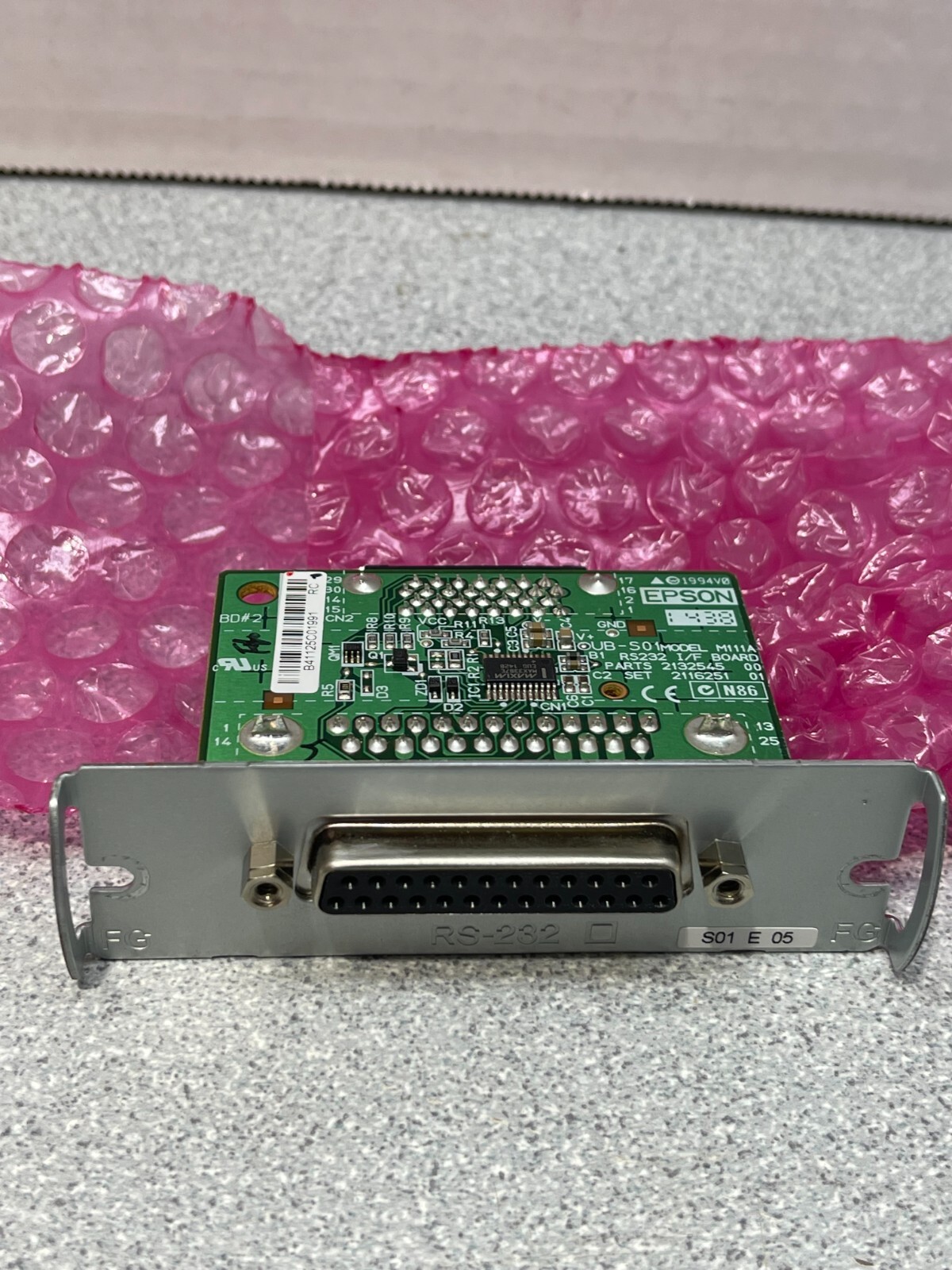Epson TM-U200 TM-U220 TM-U325 Printer Serial Port Interface Card M111A RS-232