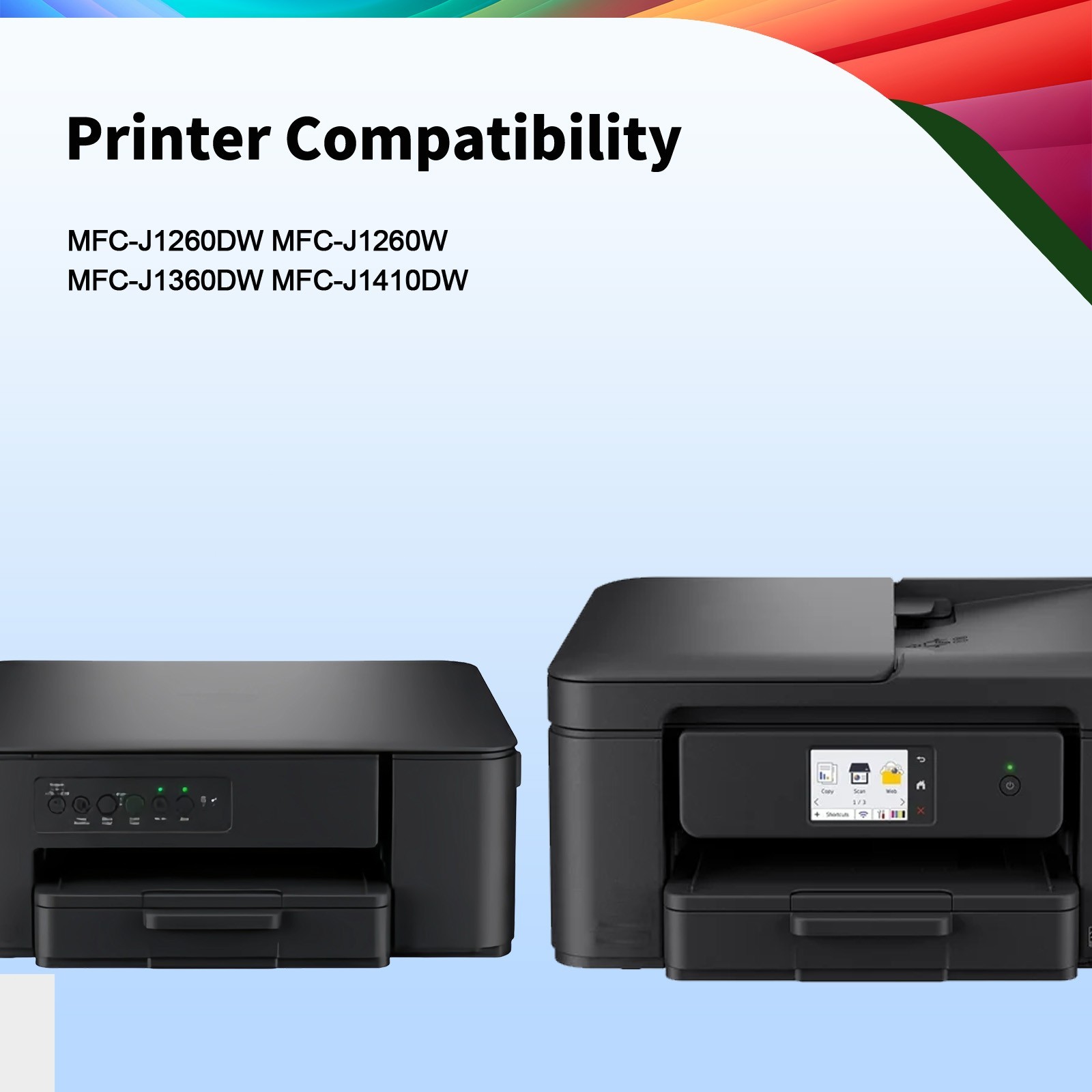 501XL Compatible Black Color Ink for Brother LC501XL MFC-J1260DW J1360DW J1410DW