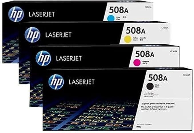 HP 508A Toner Cartridge Set (CF360A-CF363A) Genuine OEM Factory Sealed Fast Ship