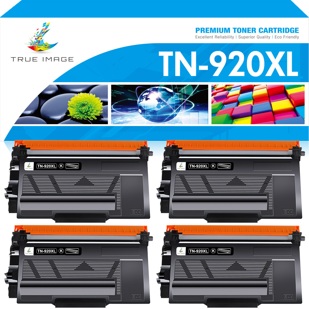 4 PACK TN920XL Toner Compatible With Brother TN-920 HL-L5210DN L5210DW L5215DW