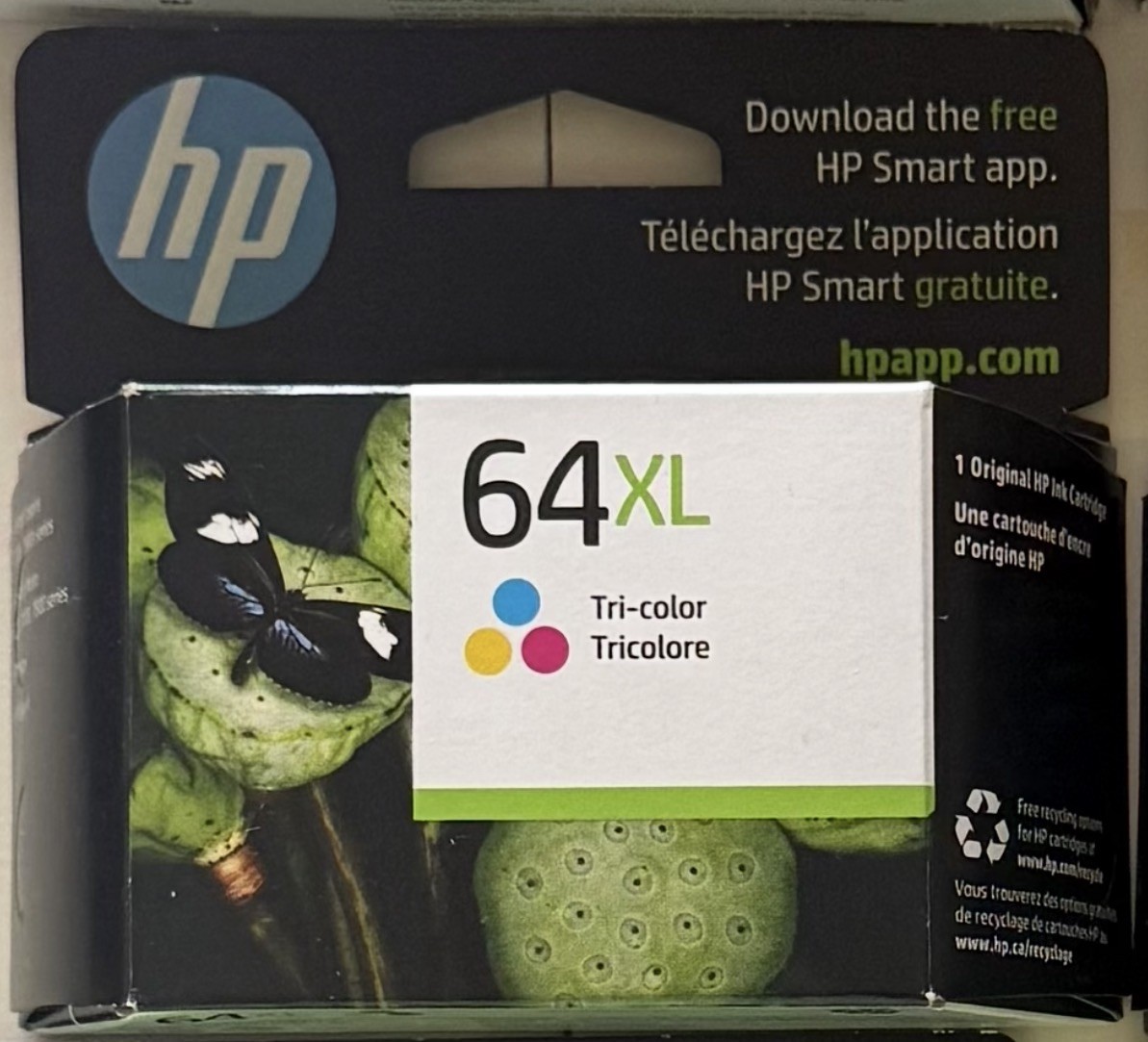 HP 64XL Tricolor Combo Ink Cartridges 2027 Genuine OEM NEW