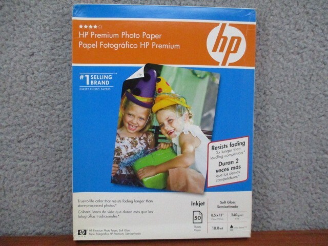 HP Everyday Premium Photo Paper 50 Sheets Letter 8.5 x 11 in