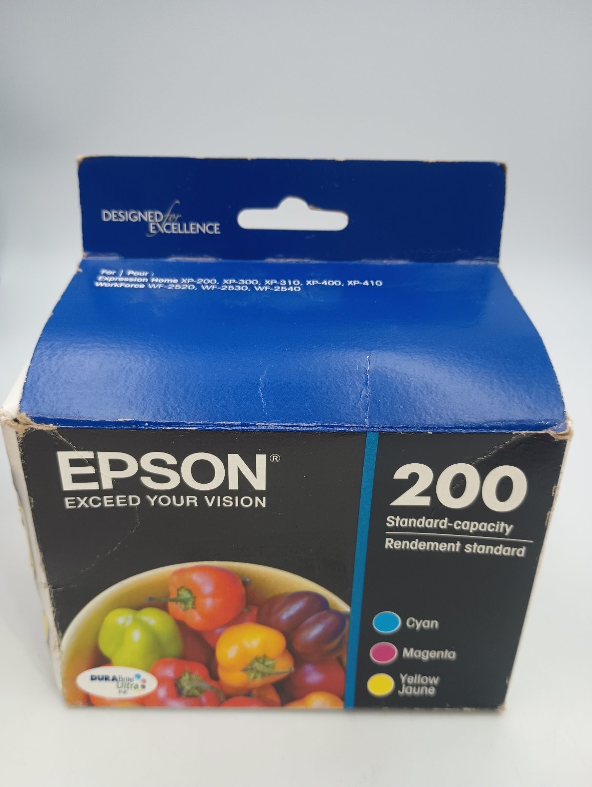 Epson 200 Ink Cartridges Cyan Magenta Yellow Standard Capacity New