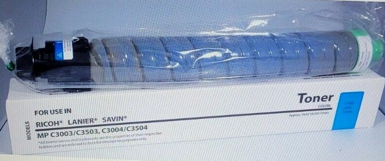 Set of 4 NEW Toner Cartridge Generic For Ricoh-Savin MPC3003 3503 3004 3504 CMYk