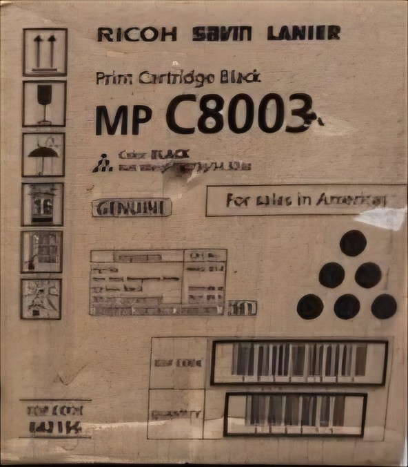 Ricoh MP C8003 Toner Cartridge 842196 Black 47,000 Pages Genuine OEM Sealed NEW