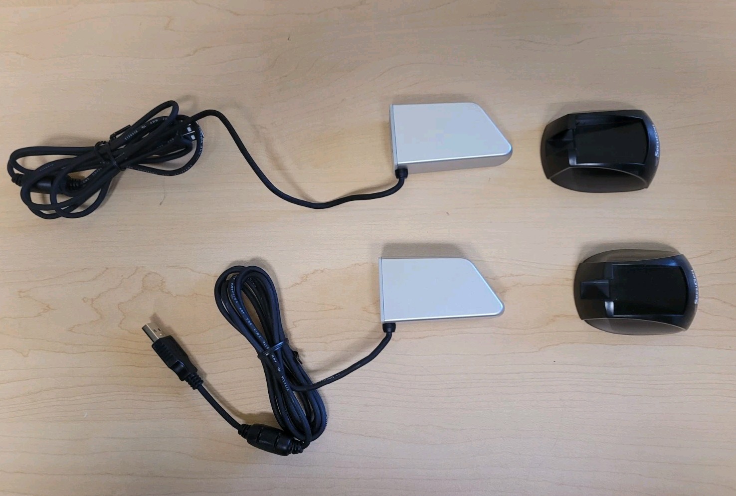 LOT OF 2 SecuGen BIiometric Fingerprint Scanner HGDUP2e – OPEN USED
