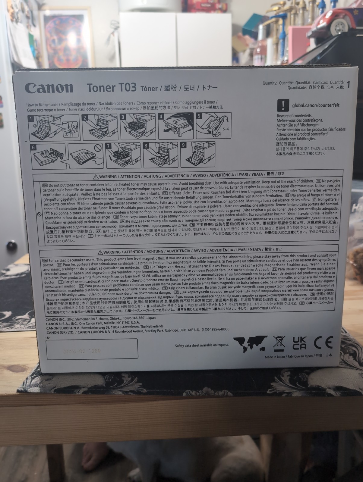 OEM Genuine Canon T03 2725C001 Toner Cartridge Black ImageRunner NEW