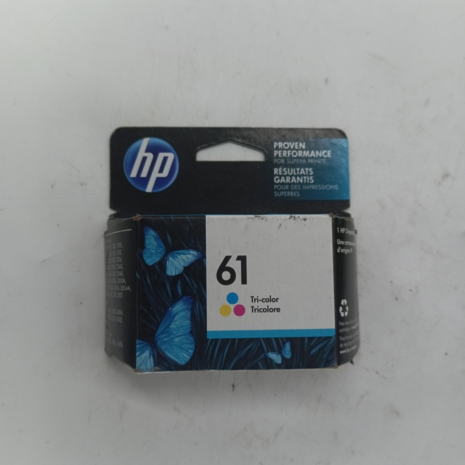 HP 61 Tri-color Ink Cartridge CH562W DeskJet ENVY OfficeJet Exp FEB 2023 R1