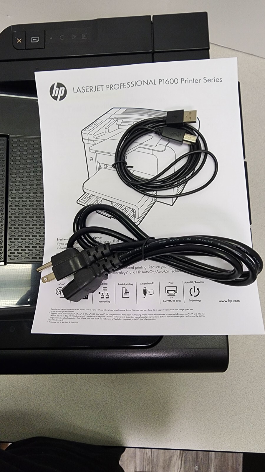 HP P1606DN LaserJet Printer, Prints Two-Double Sided, Speed Up To 26ppm, USB 2.0