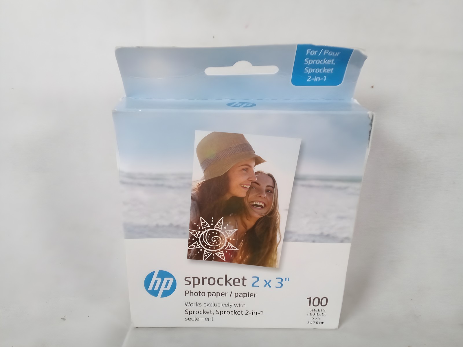 HP Sprocket 2 x 3 in Premium ZINK Sticky-Back Photo Paper 100 Sheets