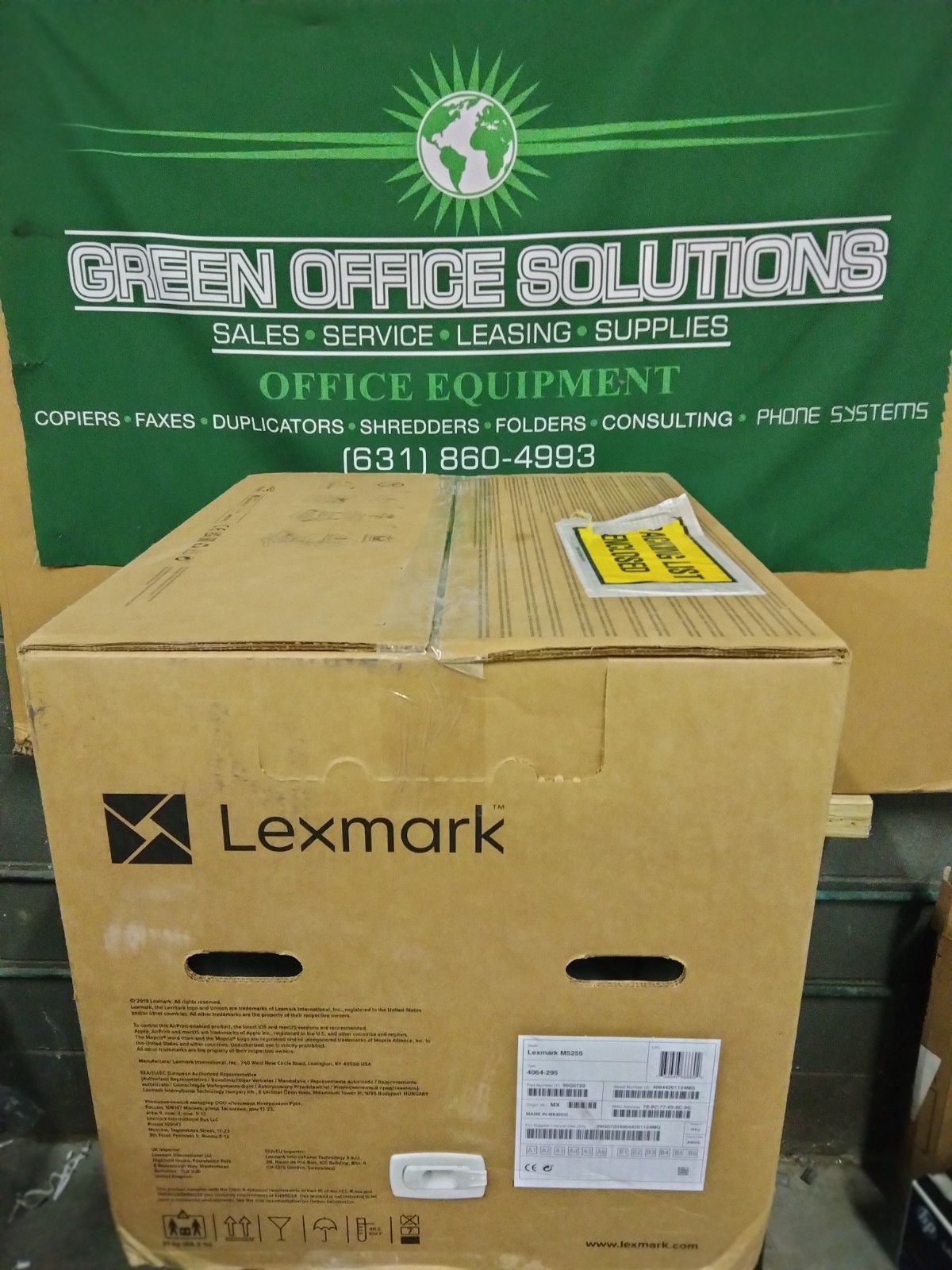 Lexmark M5255 Monochrome Laser Printer Duplex 55ppm 50G0720
