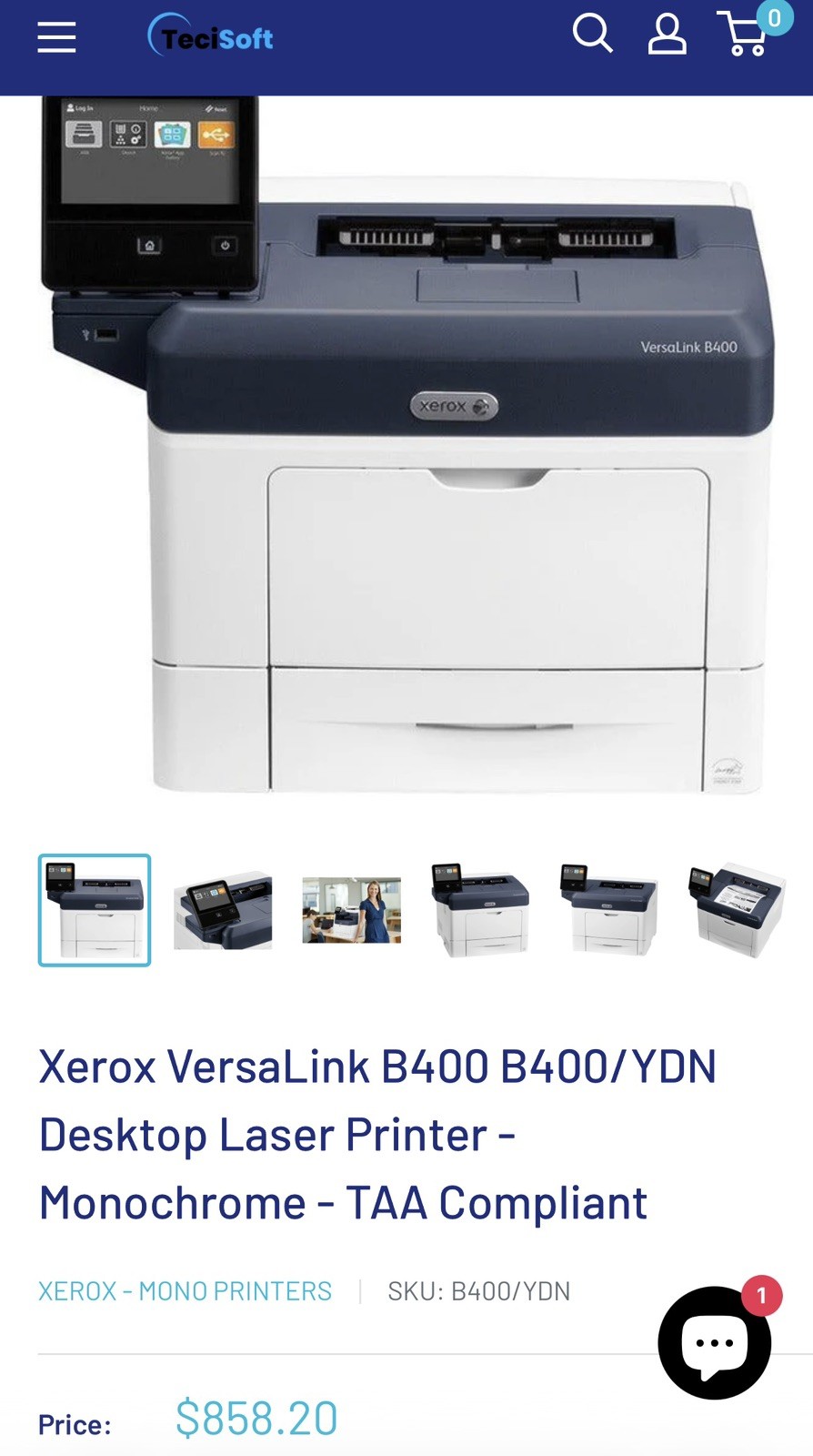 Xerox B400/DN VersaLink Monochrome Laser Printer