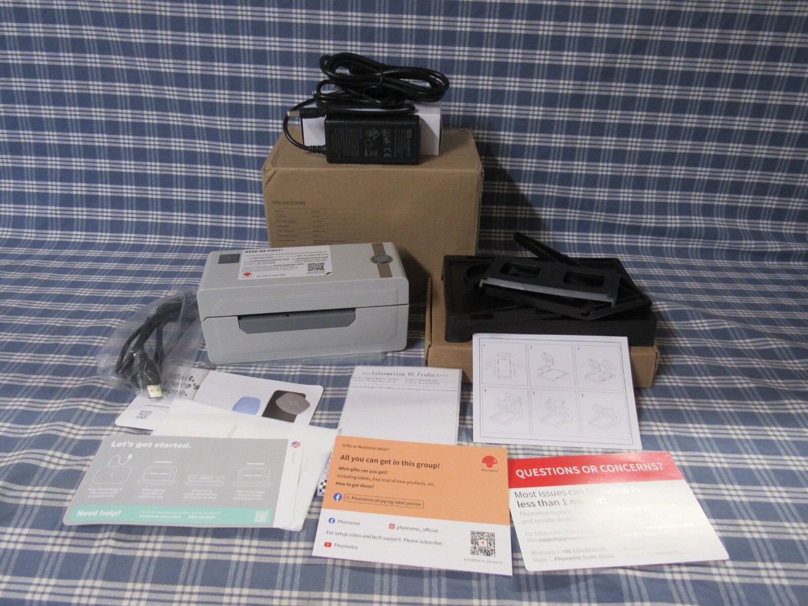 Phomemo Label Printer PM-246-PRO (Open Box Item) FAST FREE SHIPPING.