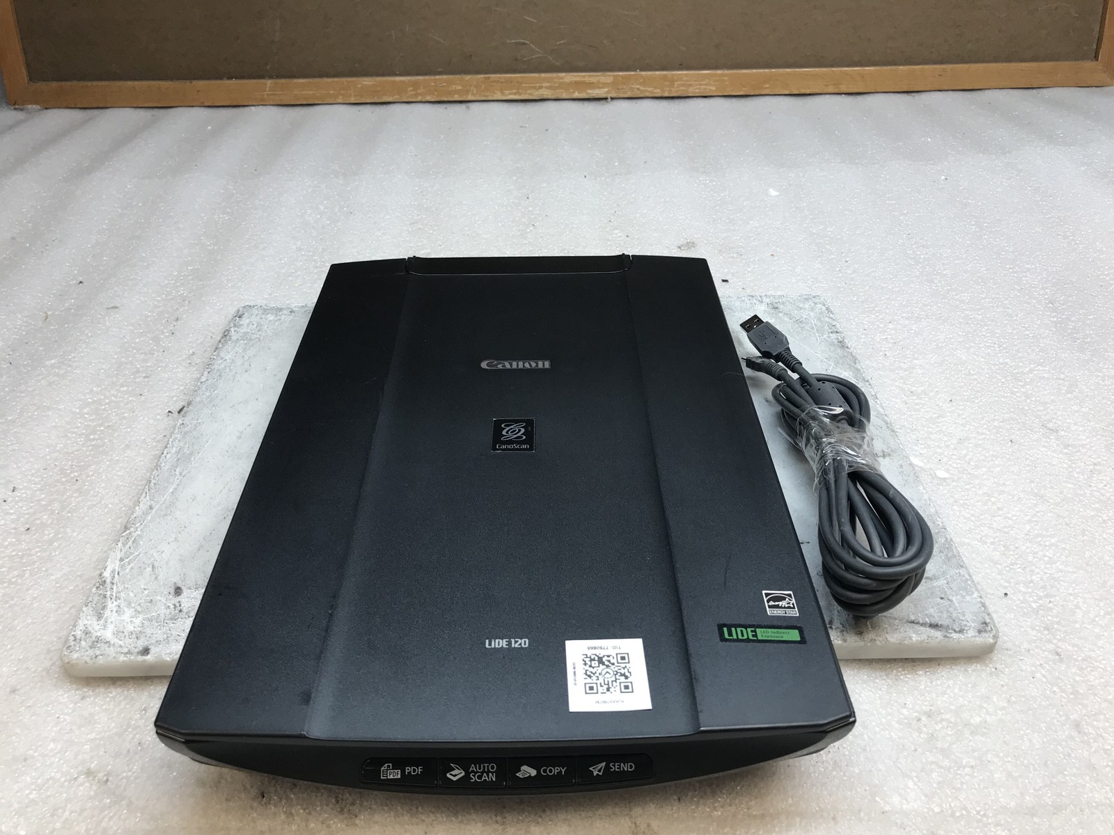 Canon CanoScan LiDE 120 Compact Flatbed Desktop Portable Scanner Black