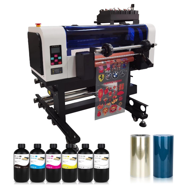 A3+ Automatic Double XP600 UV DTF Printer for A / B Film Crystal Sticker Printer