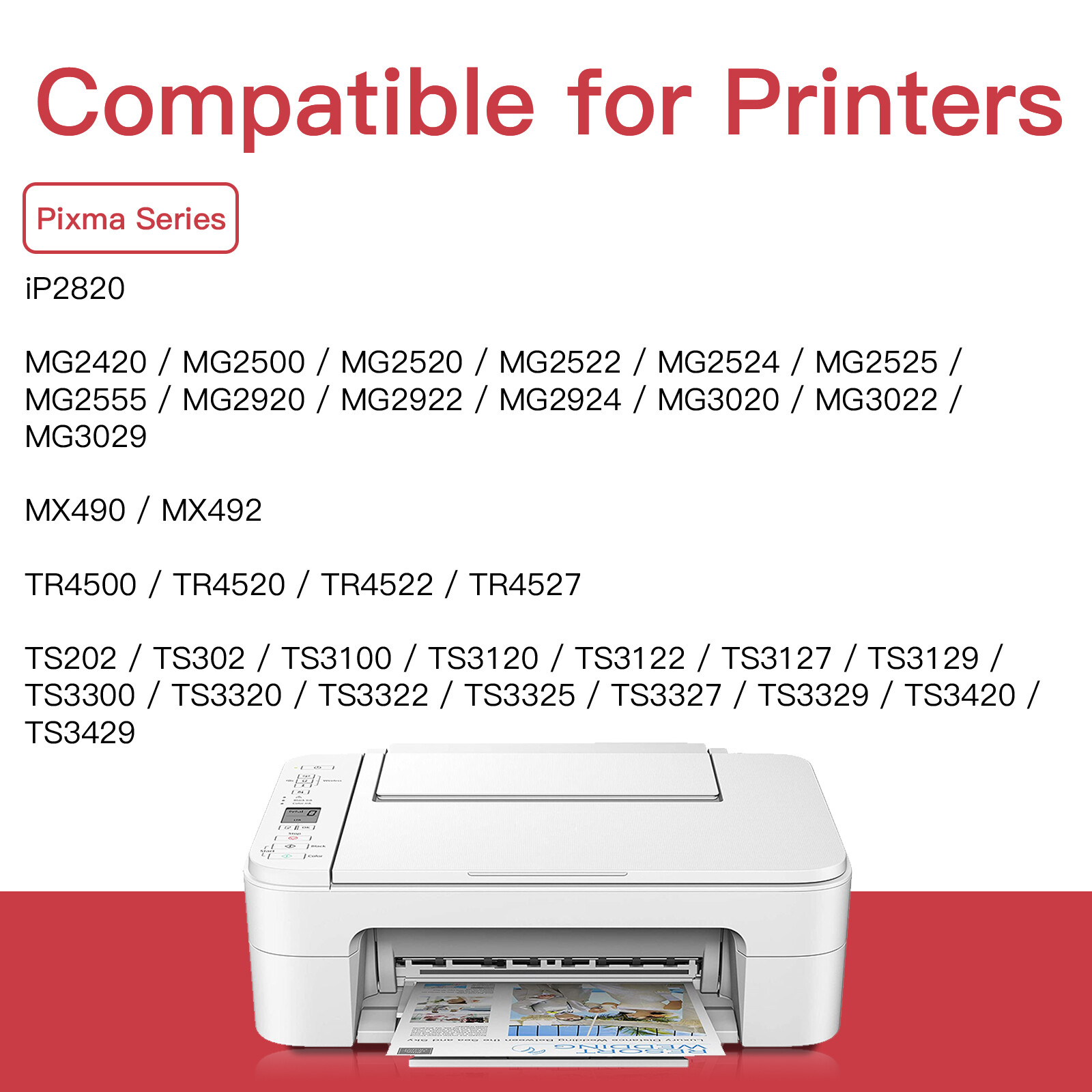 PG-245XL CL-246XL Ink Cartridge for Canon Ink PIXMA MG2522 MG2520 MX490 MX492