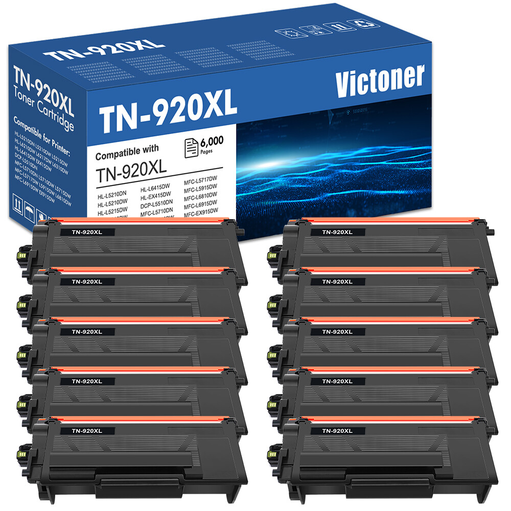 10 TN920XL Compatible With Brother TN920 Toner Cartridge MFC-L6810DW MFC-L5715DW