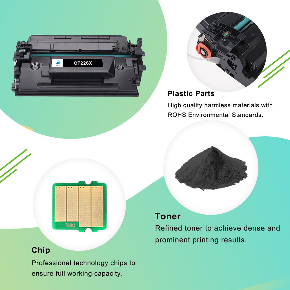 2PK CF226X Ink Toner Compatible With HP 26X LaserJet Pro M402dn M426fdw MFP M426