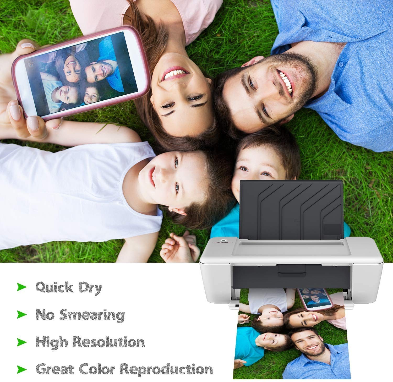 Koala Ultra Premium Photo 4×6 Inch Glossy Photo Printer Water Resistant for I…