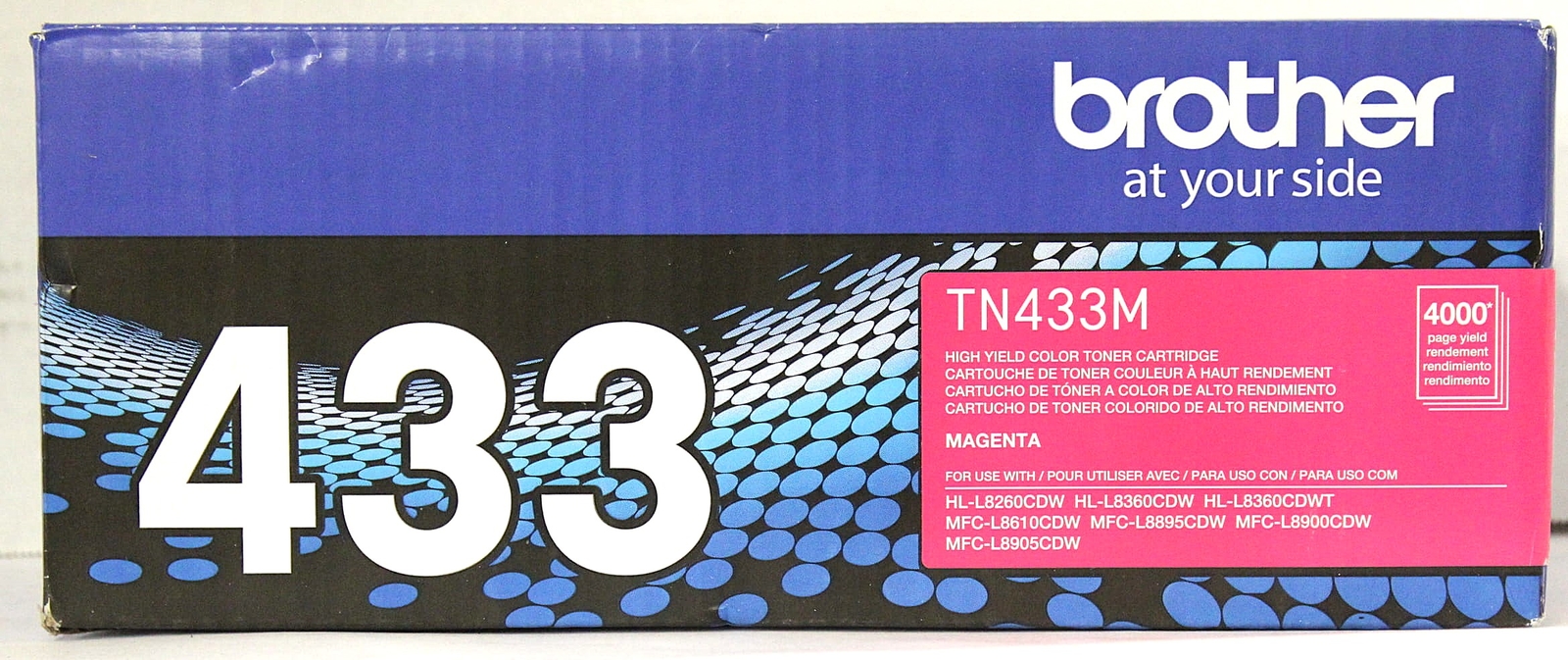 Brother TN-433M Magenta Toner Cartridge