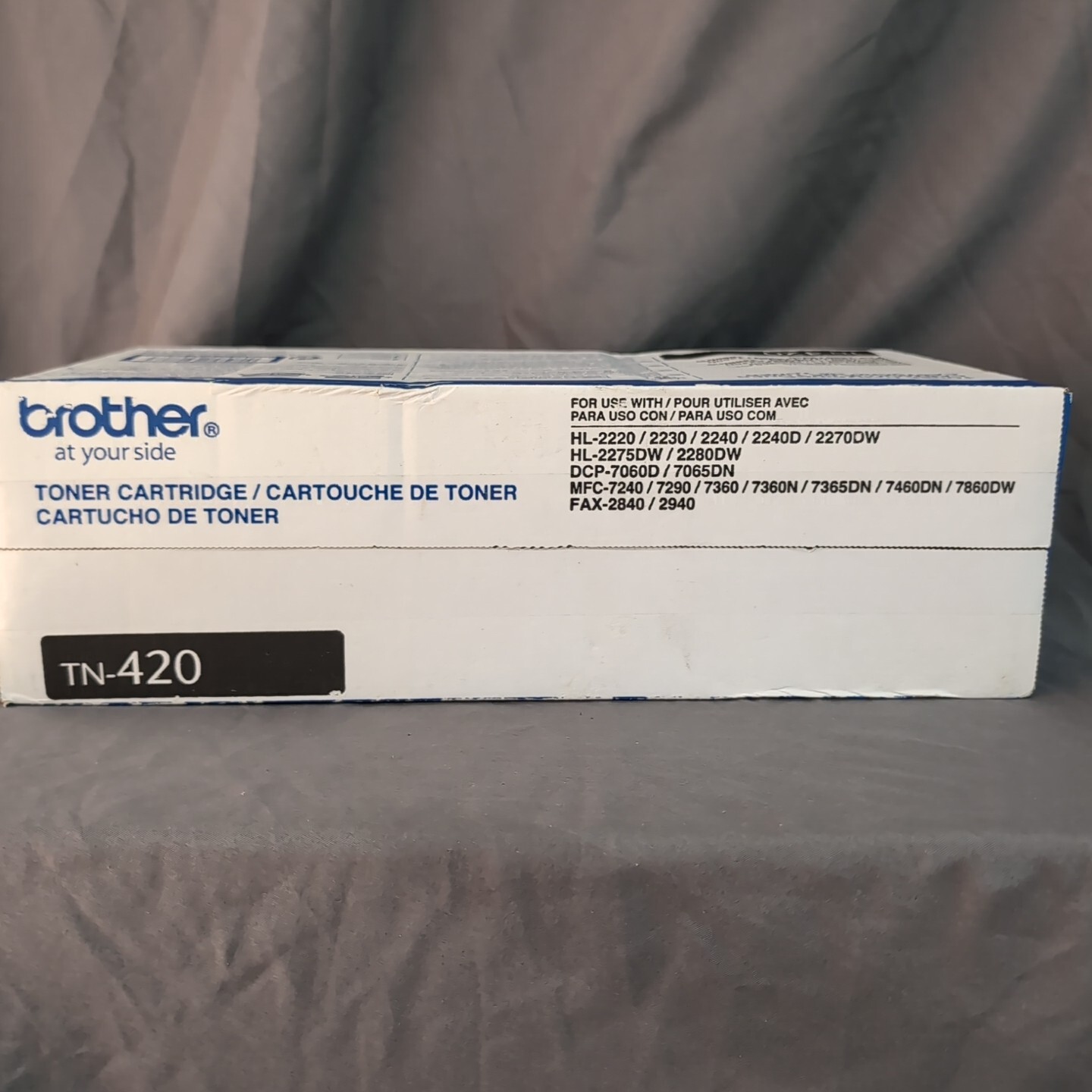 Black Toner Cartridge 012502626763 Brother TN-420 Genuine New OEM Sealed Box