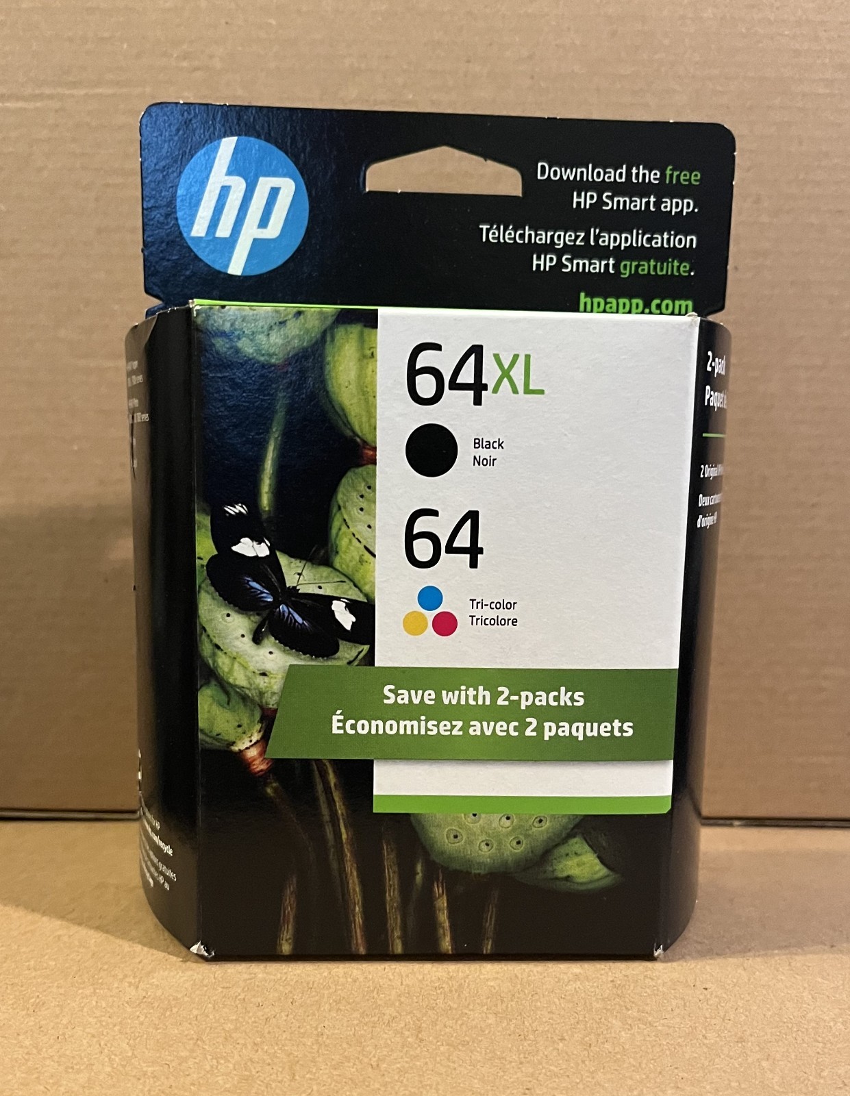 HP (3YP23AN) 140 – 64XL BLACK 64 TRI