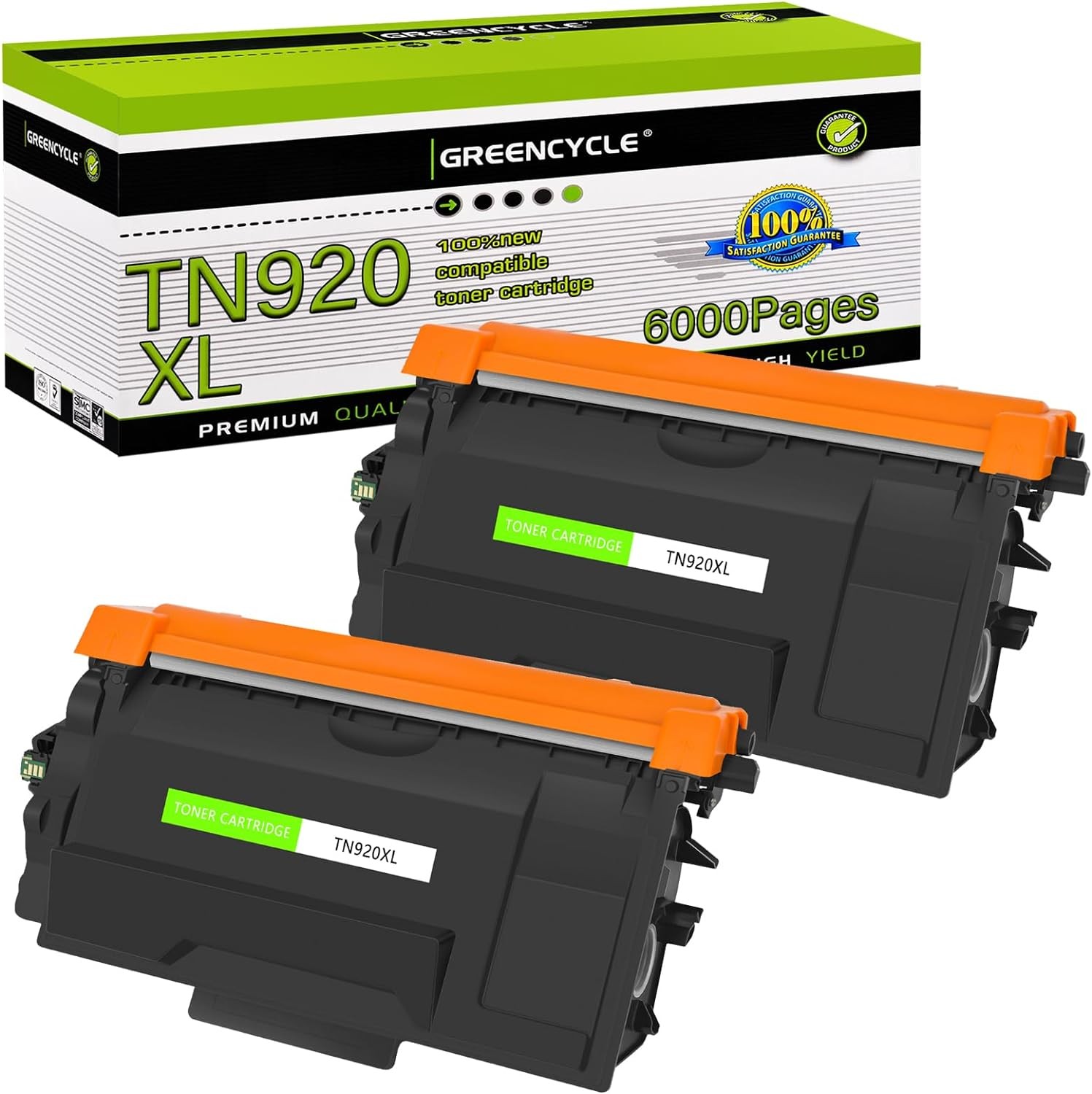 2PK Compatible TN920XL Toner Cartridge for Brother TN-920 DCP-L5510DN HL-L6415DW