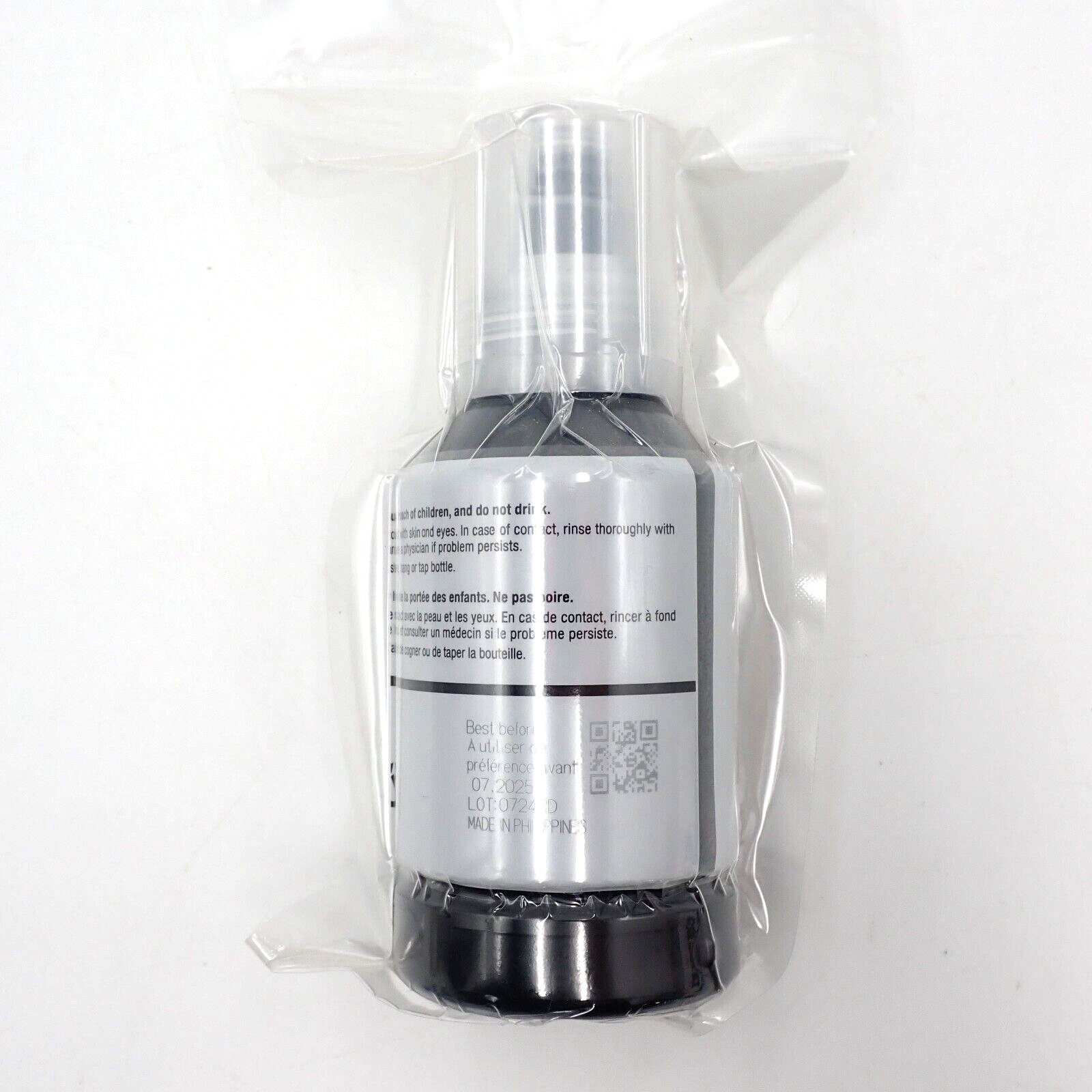 Genuine Epson Ecotank 502 Black Ink Bottle Exp: 07/2025 New Sealed