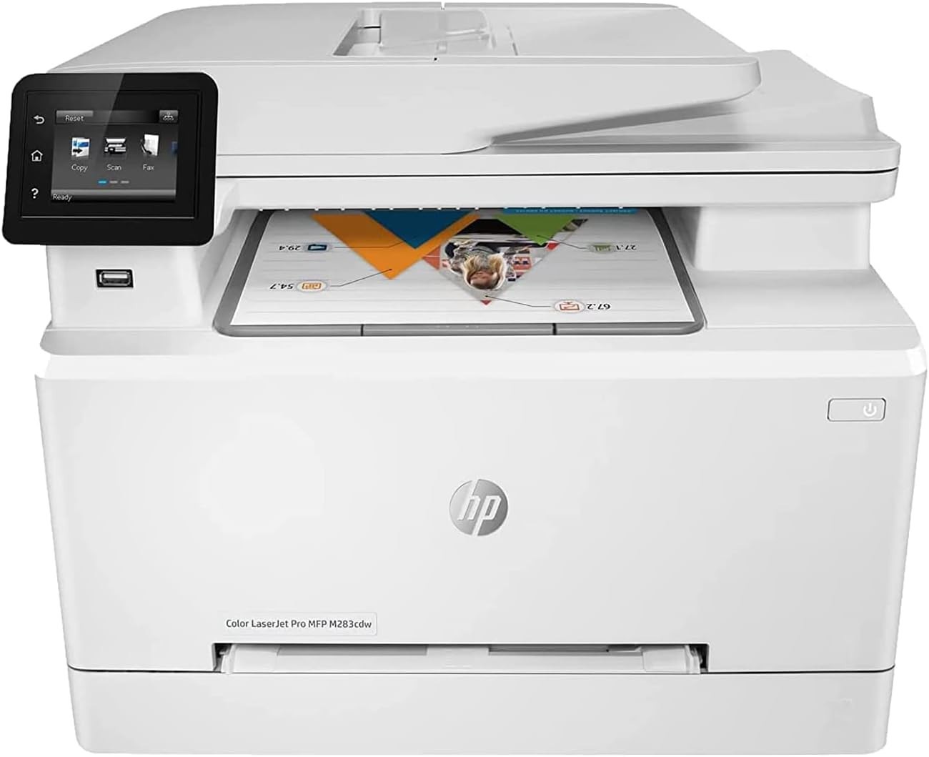 New HP Color LaserJet Pro MFP M283cdw Laser Printer All-in-One Wireless 7KW73A