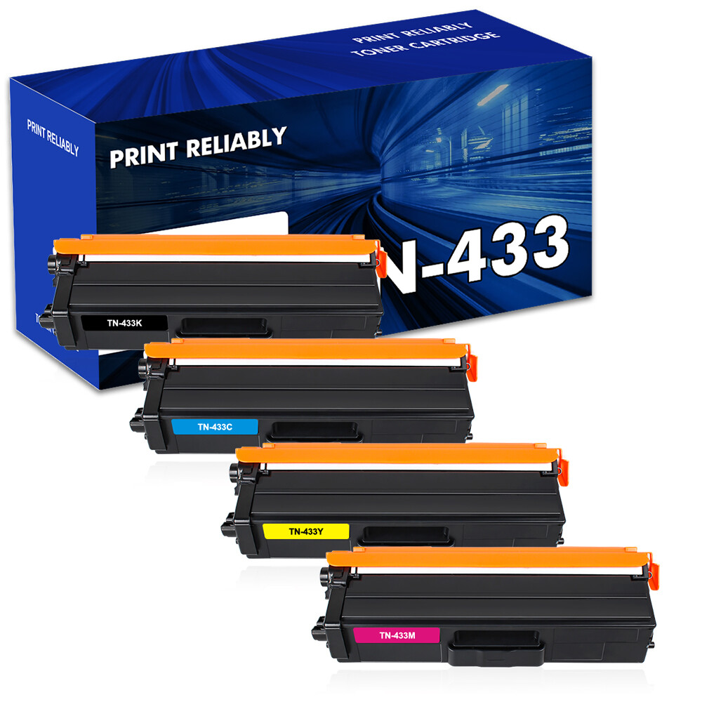 4PK For Brother MFC-L8610CDW MFC-L8900CDW Color Toner Cartridge TN433 TN431 Ink
