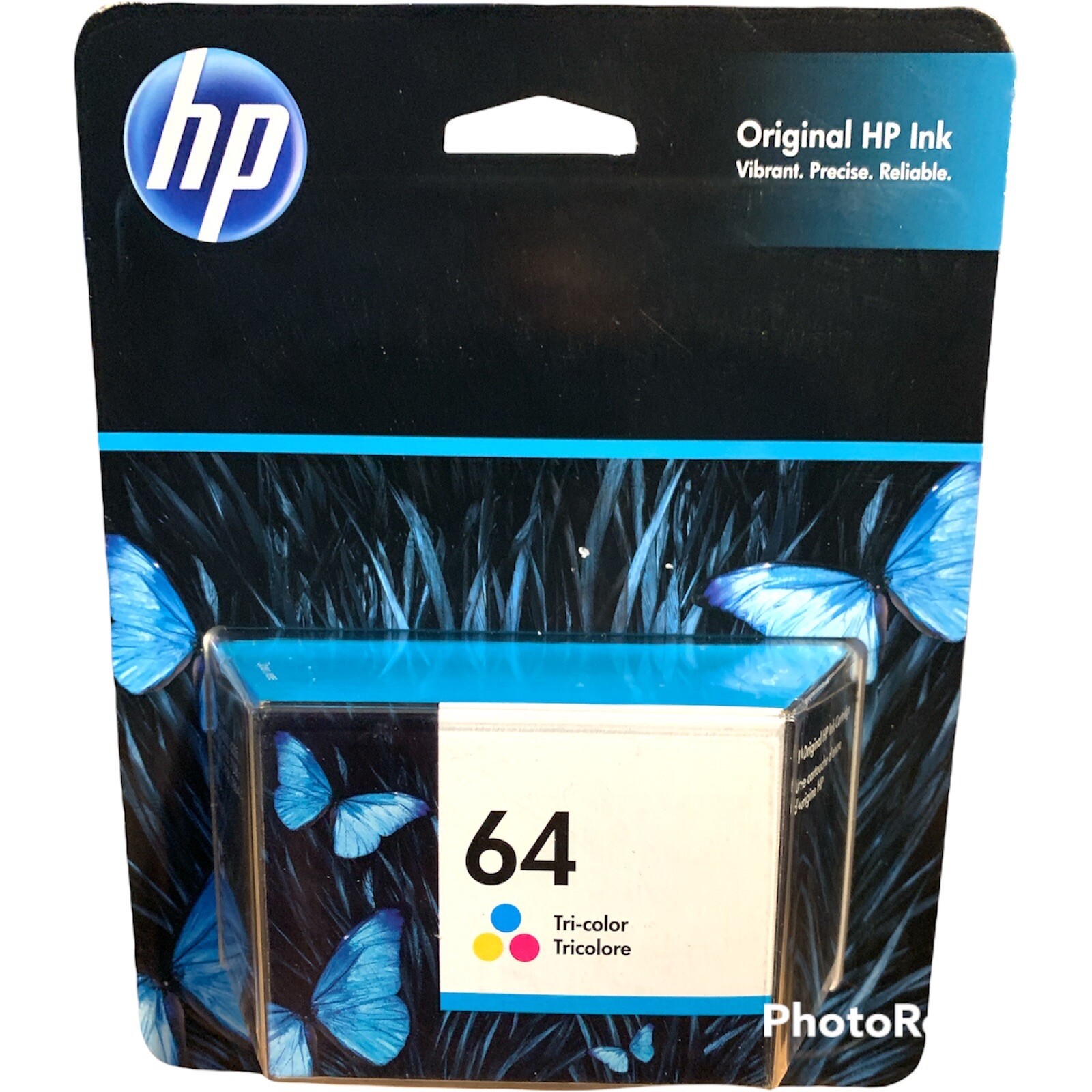 HP #64 Color Ink Cartridge 64 New In Box N9J89AN Exp 2023