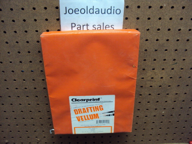 New ClearPrint drafting vellum 250 sheets 8 1/2 x 11 1000H Long Grain