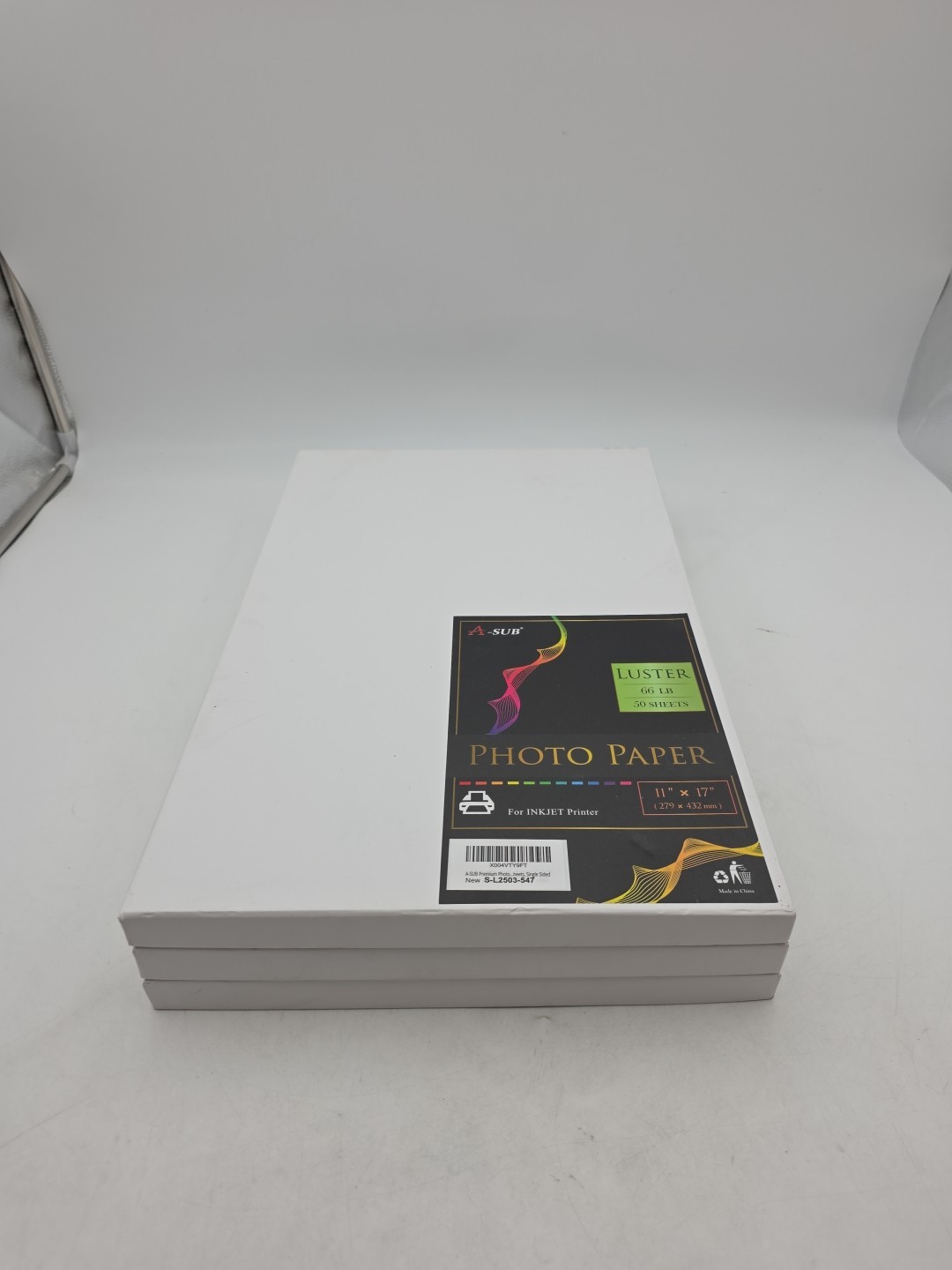 150 Sheet A-SUB Photo Paper 11×17 Luster 66lb Inkjet Photo Printer Paper