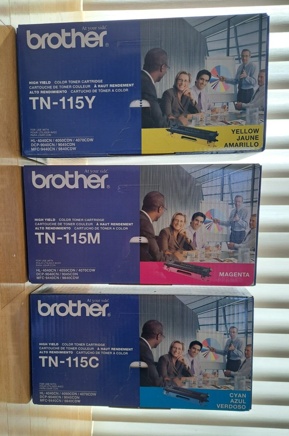 NEW Brother Color Laser Printer Toner Cartridges for 4000 + 9000 series bundle