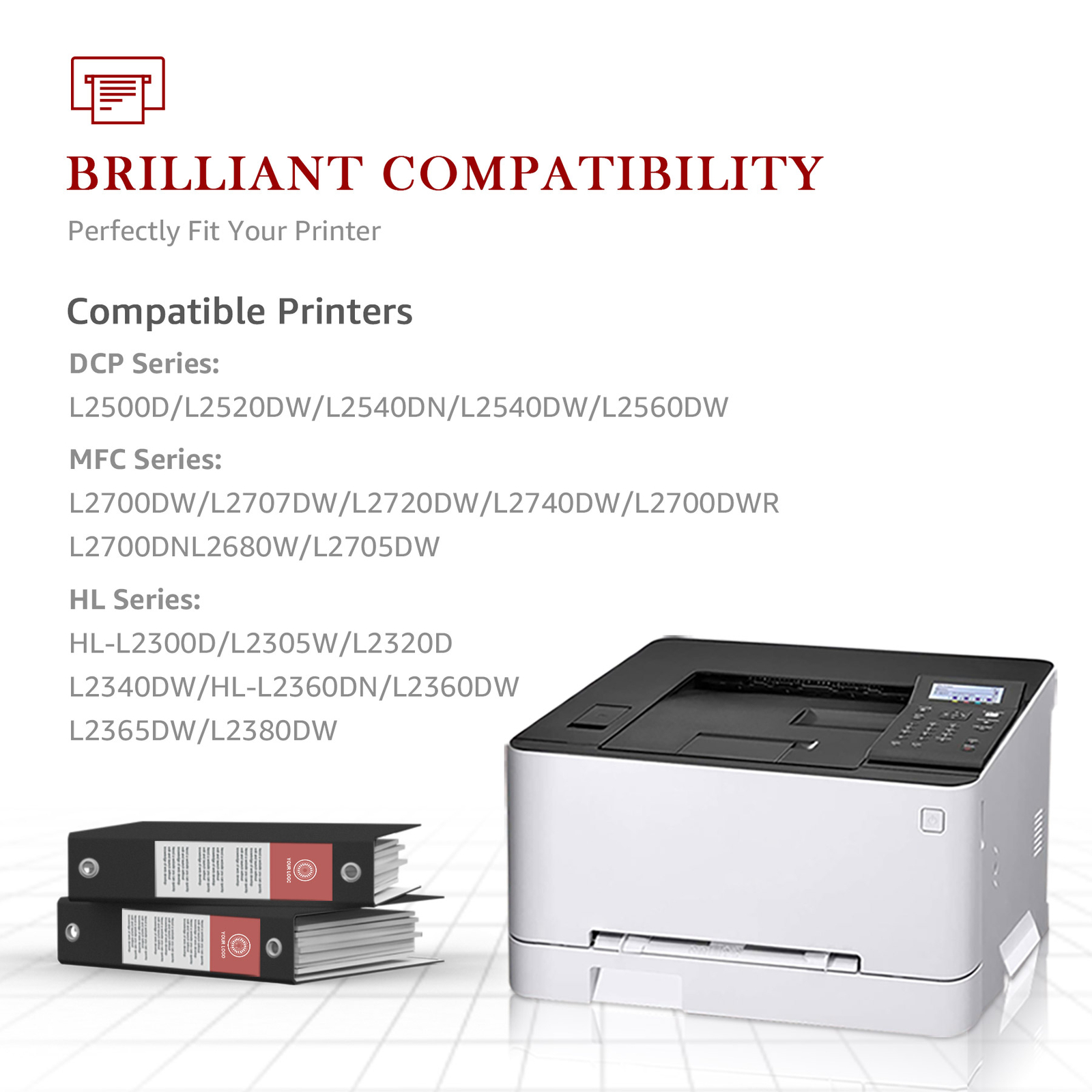 10PK TN660 Toner Compatible TN630 For Brother MFC-L2700DW DCP-L2540DW HL-L2320D