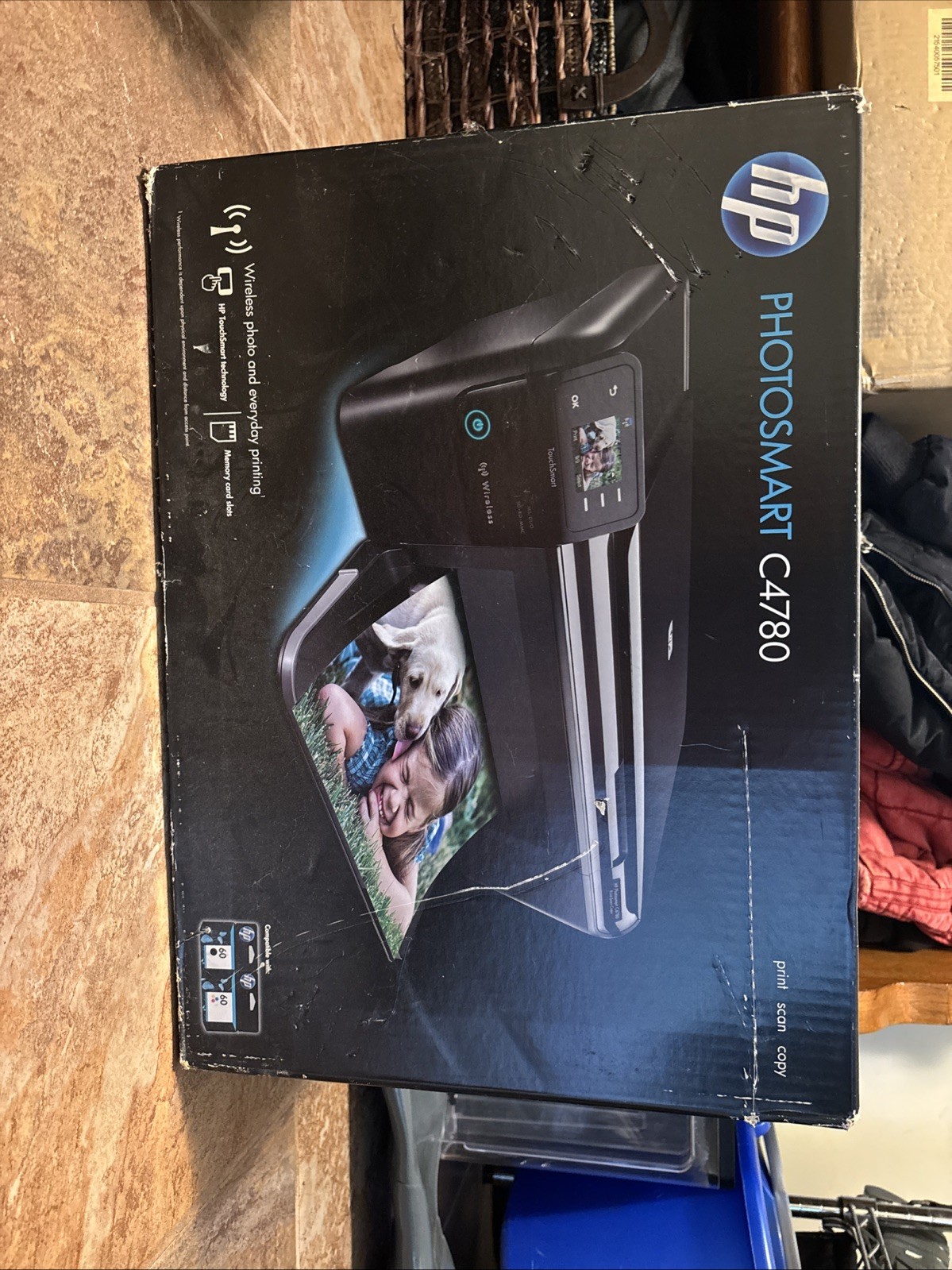 HP Photosmart C4780 All-in-One Inkjet Wireless Photo Printer – NEW -OPEN BOX