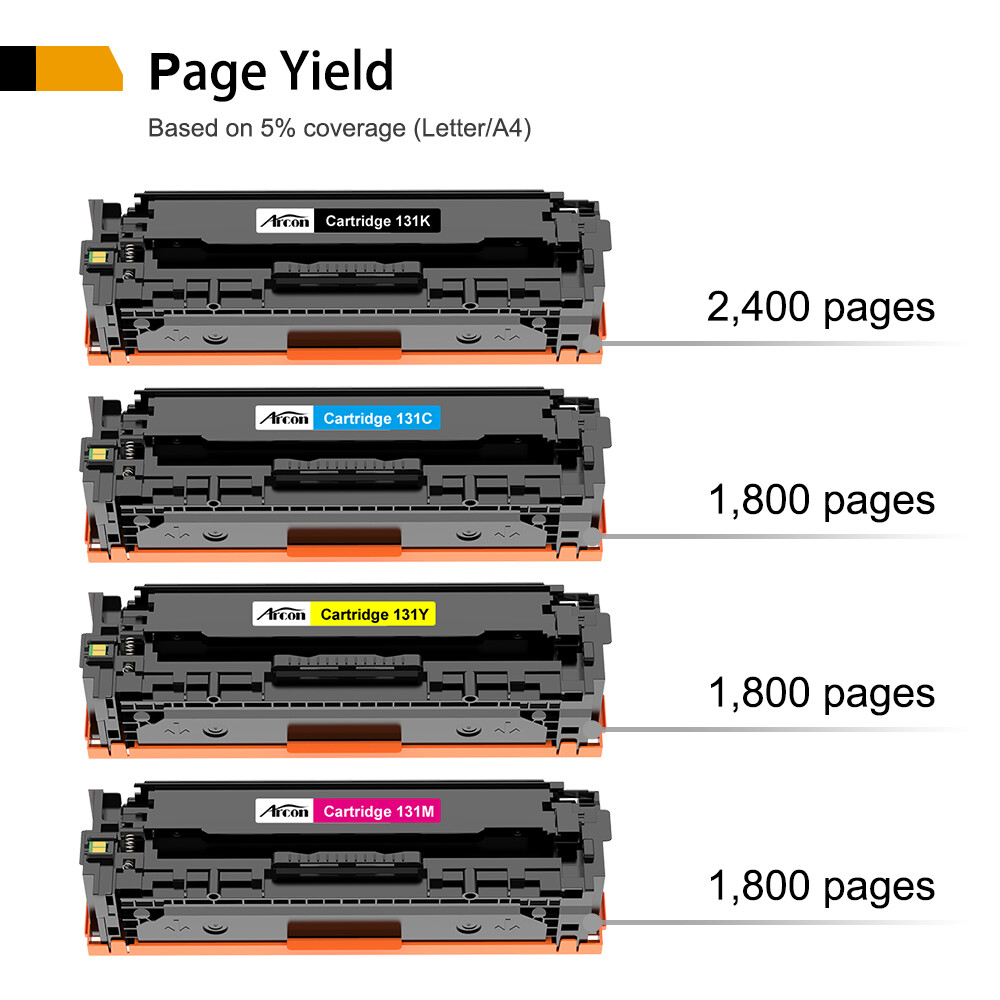 Toner Compatible for Canon 131 imageCLASS MF8280CW MF624CW MF628CW LBP7110CW LOT
