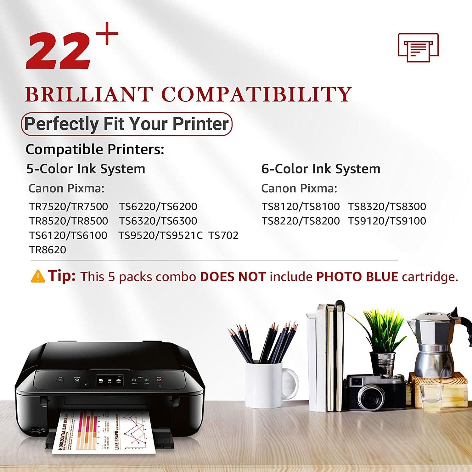 PGI-280 CLI-281 XXL Ink for Canon Pixma TS8220 TR8500 TR8620 TS9120 TR7520 lot