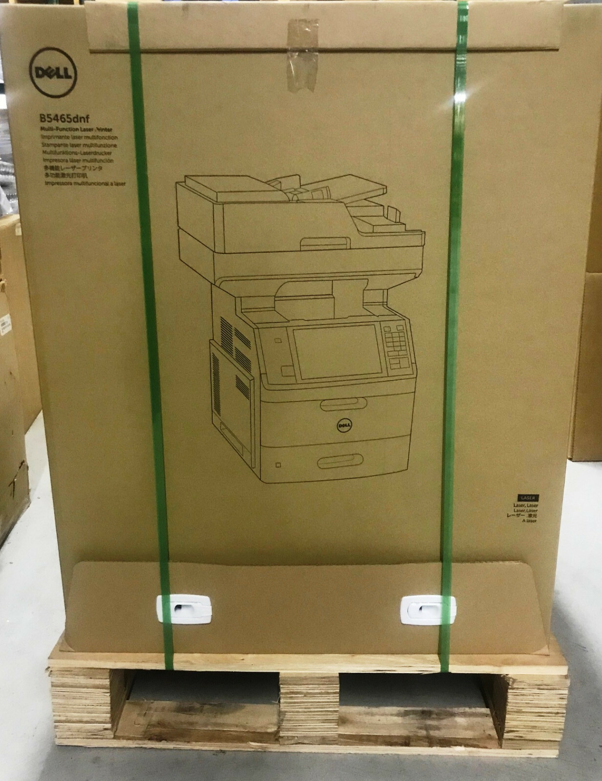 BRAND NEW Dell B5465DNF HEAVY-DUTY MULTIFUNCTION PRINTER  70PPM **READ**