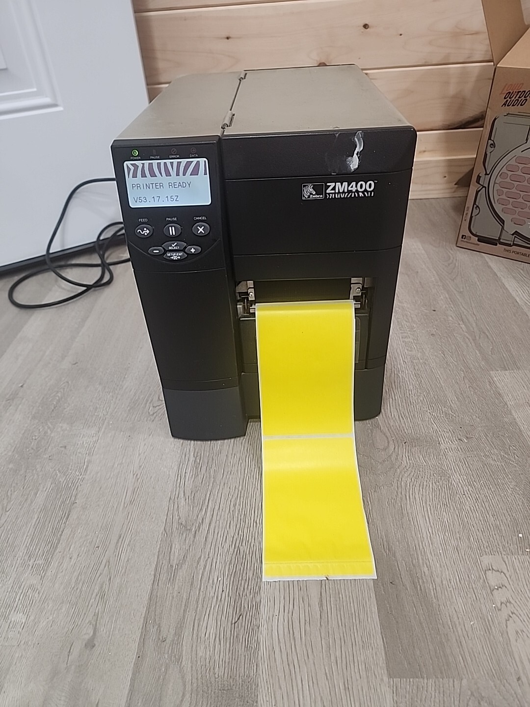 Zebra ZM400 Thermal Transfer Label Printer ZM400-2001-0100T USB FULLY TESTED