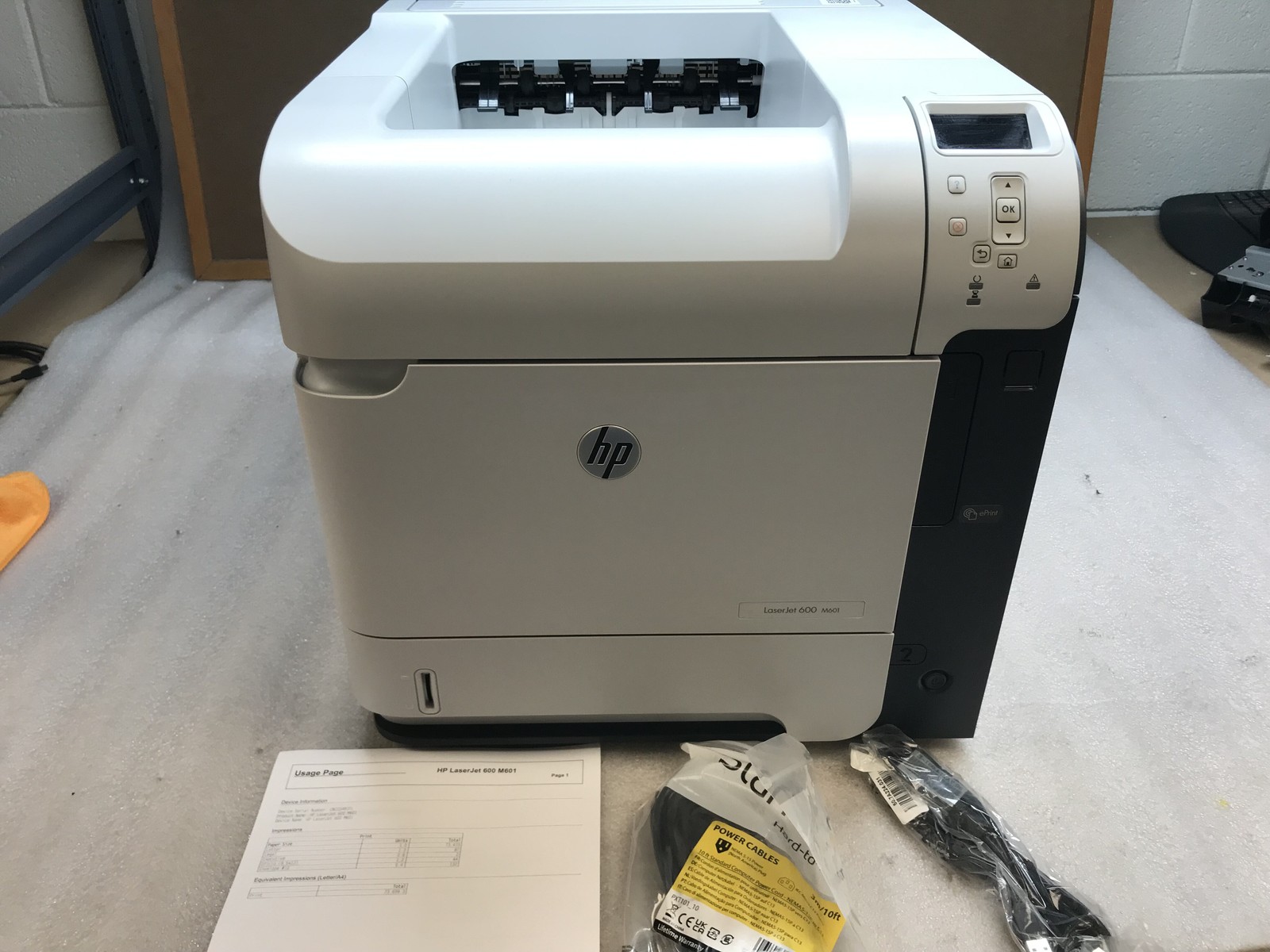 HP LaserJet Enterprise 600 M602 Laser Printer 73K Page Count 100% Toner Incl.