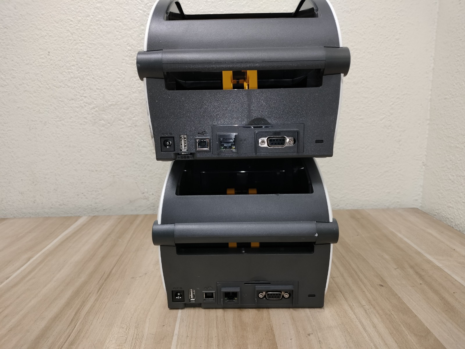 LOT OF 2 – Zebra ZD620 Direct Thermal Barcode Label Printer USB LAN Network BT