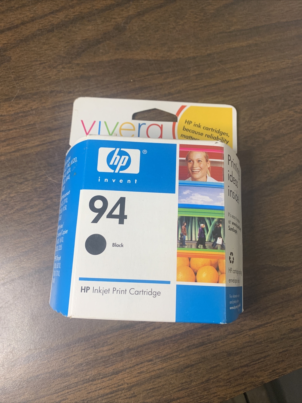 HP Ink Cartridge 94 Black VIVERA Inkjet Expired 2008