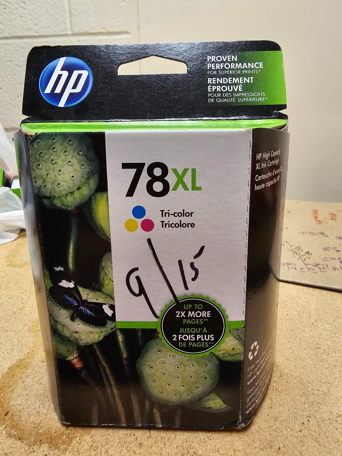 HEWLETT PACKARD #78XL TRI-COLOR INK CARTRIDGE
