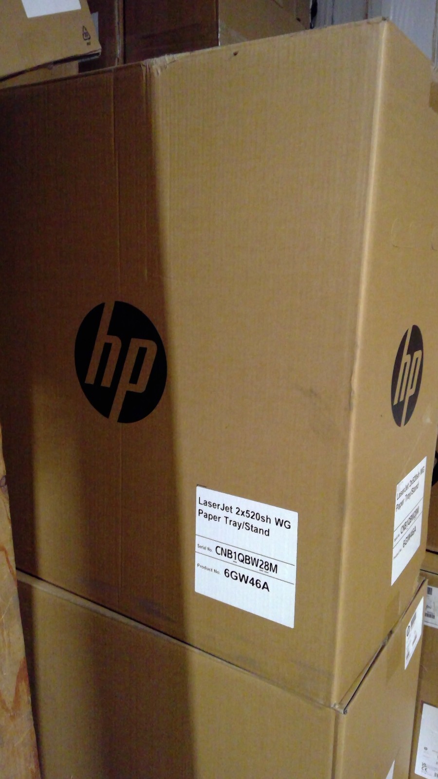 Genuine MFP E786dn/E786z 2×520 Sheet Workgroup Paper Tray and Stand 6GW46A